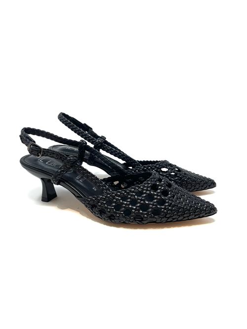 Slingback donna intrecciata IL LACCIO | 9110SOFTNERO